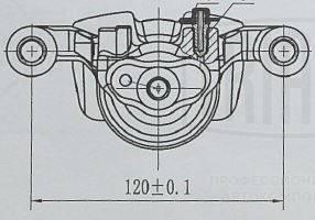 Trialli CF 162106 - Тормозной суппорт autospares.lv