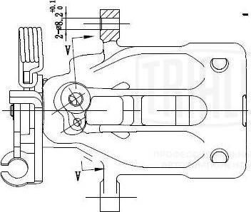 Trialli CF 103554 - Тормозной суппорт autospares.lv