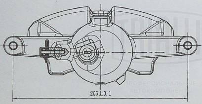 Trialli CF 182570 - Тормозной суппорт autospares.lv