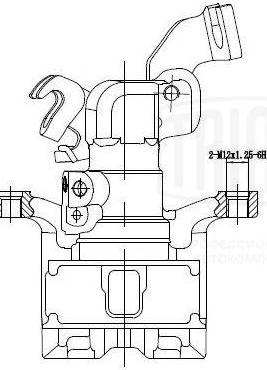 Trialli CF 350128 - Тормозной суппорт autospares.lv