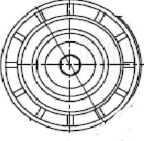 Trialli CM 5551 - Ролик, поликлиновый ремень autospares.lv