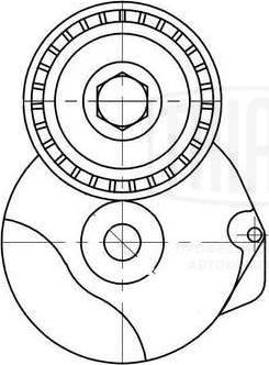 Trialli CM 5286 - Ролик, поликлиновый ремень autospares.lv