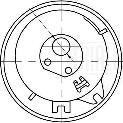 Trialli CM 6099 - Натяжной ролик, зубчатый ремень ГРМ autospares.lv