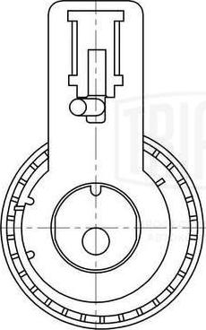 Trialli CM 6062 - Натяжной ролик, зубчатый ремень ГРМ autospares.lv