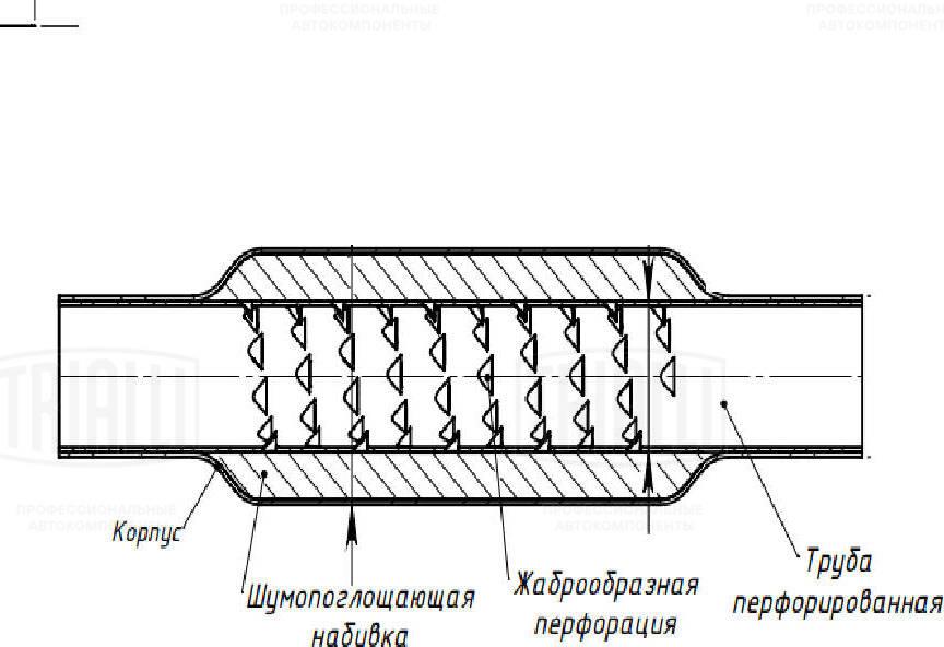 Trialli ESM 454002 - Средний глушитель выхлопных газов, универсальный autospares.lv