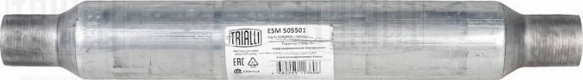 Trialli ESM 505501 - Средний глушитель выхлопных газов, универсальный autospares.lv