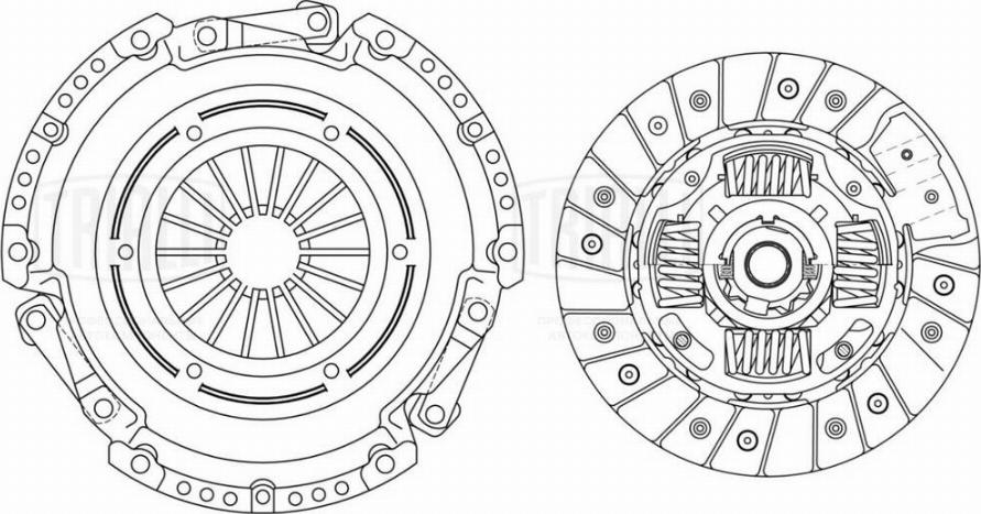 Trialli FR 1004 - Комплект сцепления autospares.lv