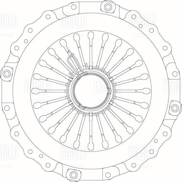 Trialli FS 705 - Нажимной диск сцепления autospares.lv