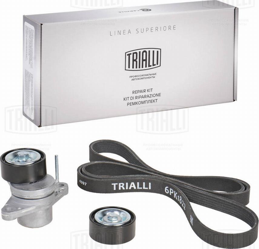 Trialli GD 717 - Поликлиновый ременный комплект autospares.lv