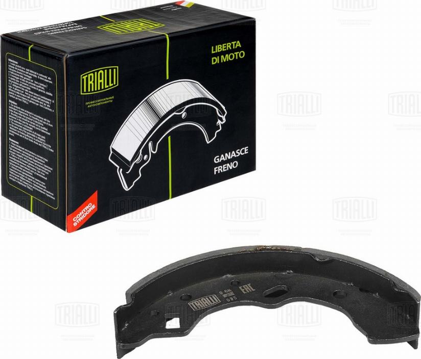 Trialli GF 4546 - Комплект тормозных колодок, барабанные autospares.lv