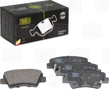 Trialli PF 4040 - Тормозные колодки, дисковые, комплект autospares.lv