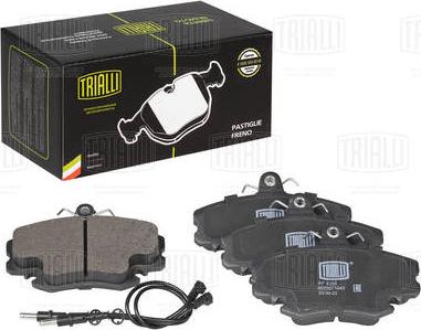 Trialli PF 4395 - Тормозные колодки, дисковые, комплект autospares.lv