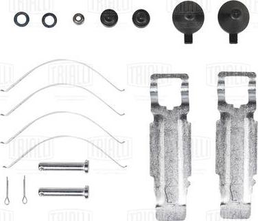 Trialli PFT 29175 - Тормозные колодки, дисковые, комплект autospares.lv