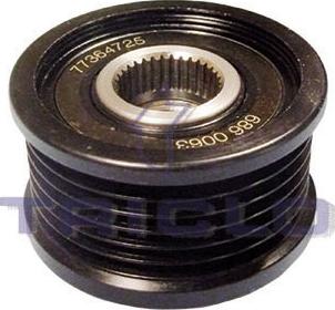 Triclo 424231 - Шкив генератора, муфта autospares.lv