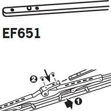 Trico EF651 - Щетка стеклоочистителя autospares.lv