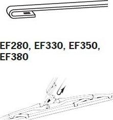 Trico EF350 - Щетка стеклоочистителя autospares.lv