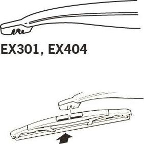 Trico EX301 - Щетка стеклоочистителя autospares.lv