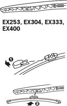 Trico EX304 - Щетка стеклоочистителя autospares.lv