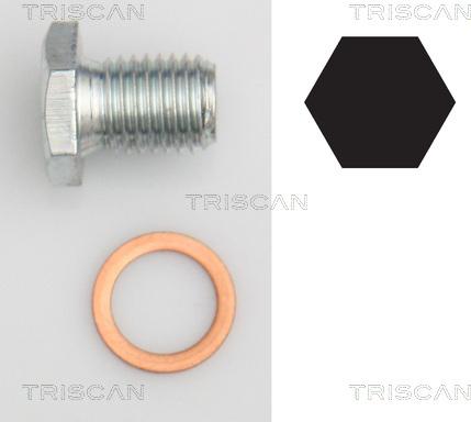 Triscan 9500 1103 - Резьбовая пробка, масляный поддон autospares.lv