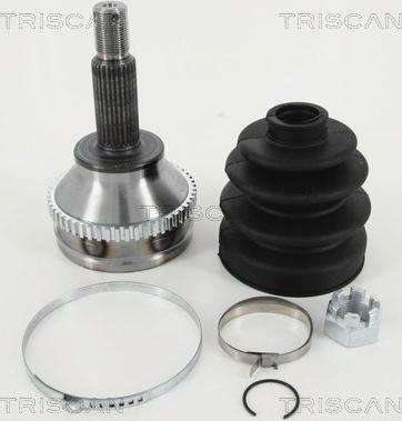 Triscan 8540 43109 - Шарнирный комплект, ШРУС, приводной вал autospares.lv