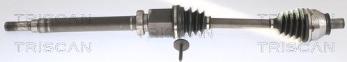 Triscan 8540 16643 - Приводной вал autospares.lv