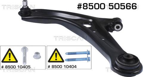 Triscan 8500 50566 - Рычаг подвески колеса autospares.lv