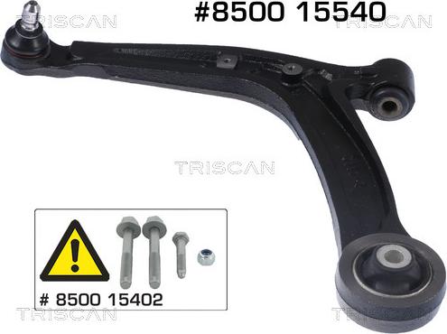 Triscan 8500 15540 - Рычаг подвески колеса autospares.lv