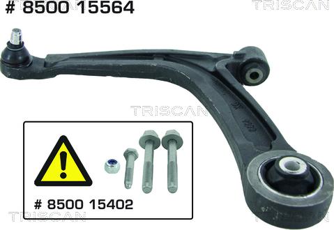 Triscan 8500 15564 - Рычаг подвески колеса autospares.lv