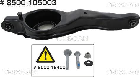 Triscan 8500 105003 - Рычаг подвески колеса autospares.lv