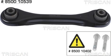 Triscan 8500 10539 - Рычаг подвески колеса autospares.lv