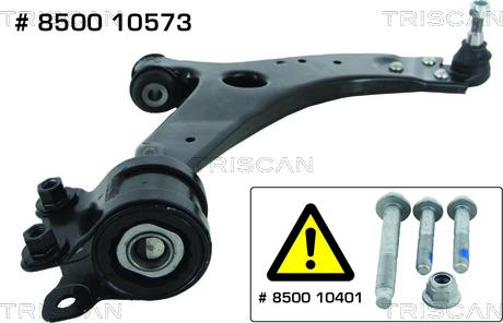 Triscan 8500 10573 - Рычаг подвески колеса autospares.lv