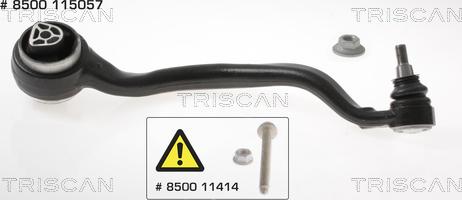 Triscan 8500 115057 - Рычаг подвески колеса autospares.lv