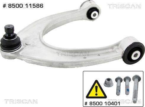 Triscan 8500 11586 - Рычаг подвески колеса autospares.lv