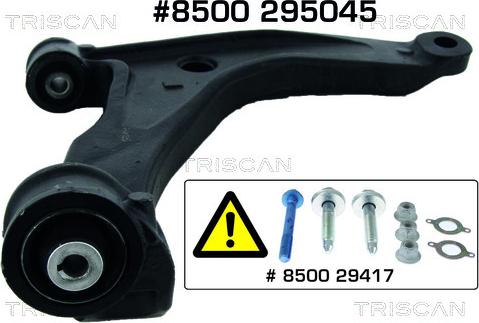 Triscan 8500 295045 - Рычаг подвески колеса autospares.lv