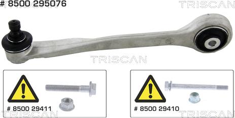 Triscan 8500 295076 - Рычаг подвески колеса autospares.lv