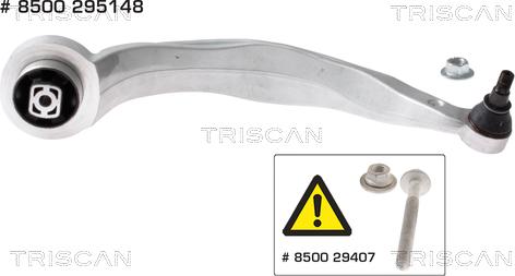 Triscan 8500 295148 - Рычаг подвески колеса autospares.lv