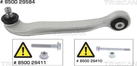 Triscan 8500 29584 - Рычаг подвески колеса autospares.lv