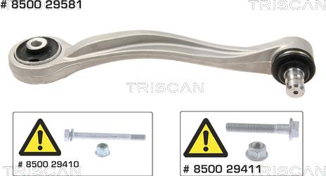 Triscan 8500 29581 - Рычаг подвески колеса autospares.lv