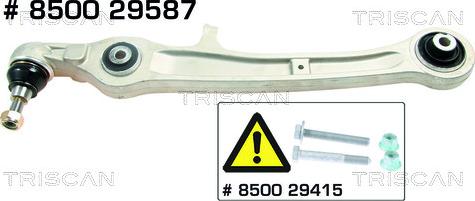 Triscan 8500 29587 - Рычаг подвески колеса autospares.lv