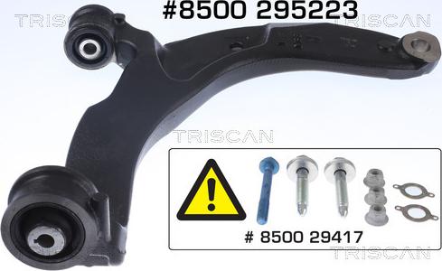 Triscan 8500 295223 - Рычаг подвески колеса autospares.lv