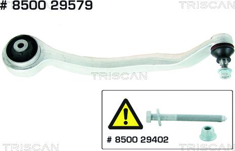 Triscan 8500 29579 - Рычаг подвески колеса autospares.lv