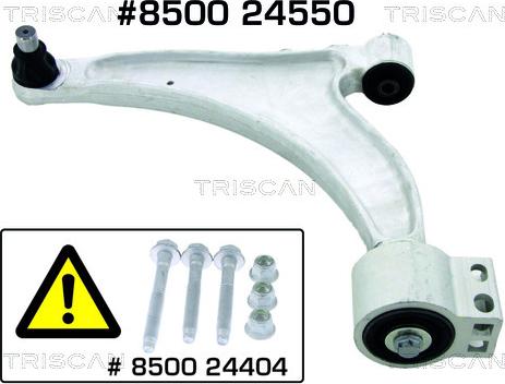 Triscan 8500 24550 - Рычаг подвески колеса autospares.lv