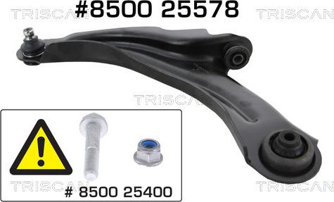 Triscan 8500 25578 - Рычаг подвески колеса autospares.lv