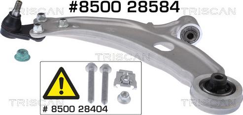 Triscan 8500 28584 - Рычаг подвески колеса autospares.lv