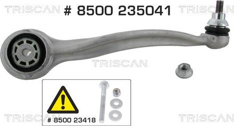 Triscan 8500 235041 - Рычаг подвески колеса autospares.lv