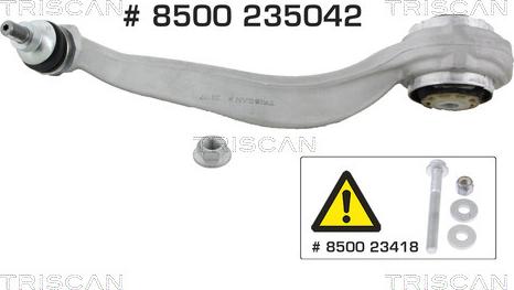 Triscan 8500 235042 - Рычаг подвески колеса autospares.lv