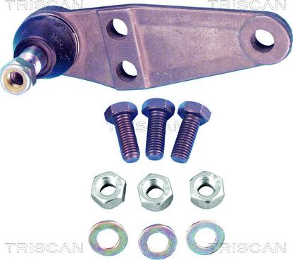 Triscan 8500 2756 - Шаровая опора, несущий / направляющий шарнир autospares.lv