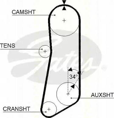 Triscan 8645 5089 - Зубчатый ремень ГРМ autospares.lv