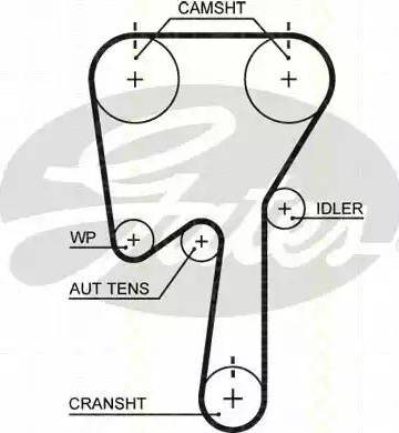 Triscan 8647 10073 - Комплект зубчатого ремня ГРМ autospares.lv