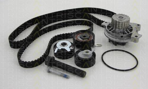 Triscan 8647 290021 - Водяной насос + комплект зубчатого ремня ГРМ autospares.lv